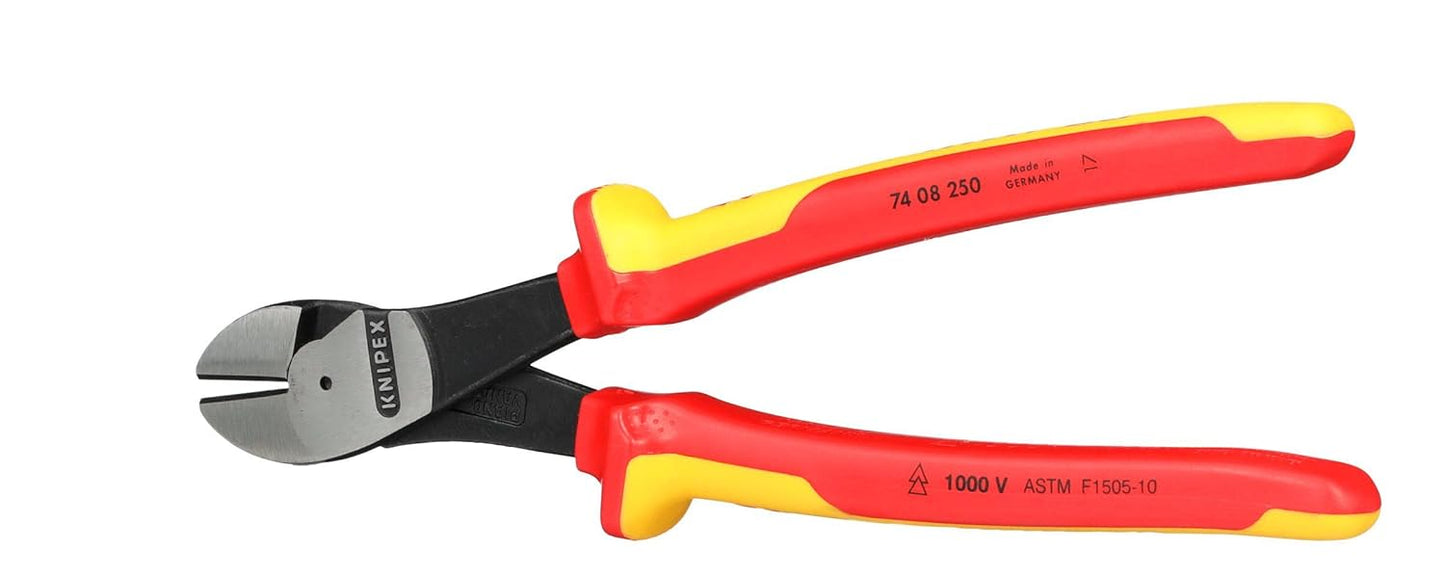 Knipex 74 08 250 SBA Pince coupante diagonale à effet de levier élevé de 10'' - 1000 Volts