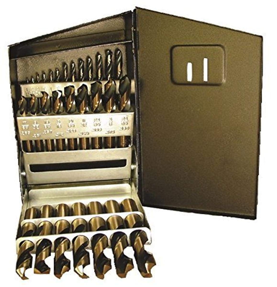 Norseman, SPT-29 Type 135-AG 135° Split Point Screw , Magnum Super Premium Black & Gold 29pc Drill Set