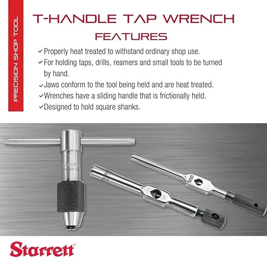Starrett, 93A T-Handle Tap Wrench