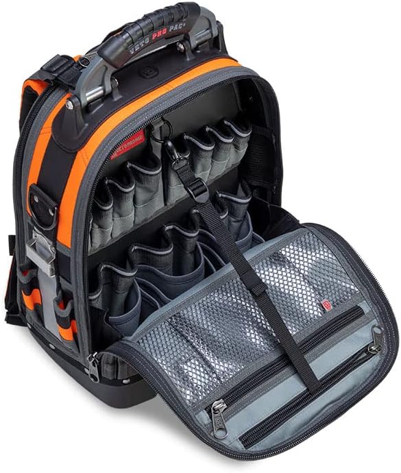 Veto Pro, TECH-PAC Orange Hi-VIZ, Sac à dos Tech Pac Tool Bag 10258