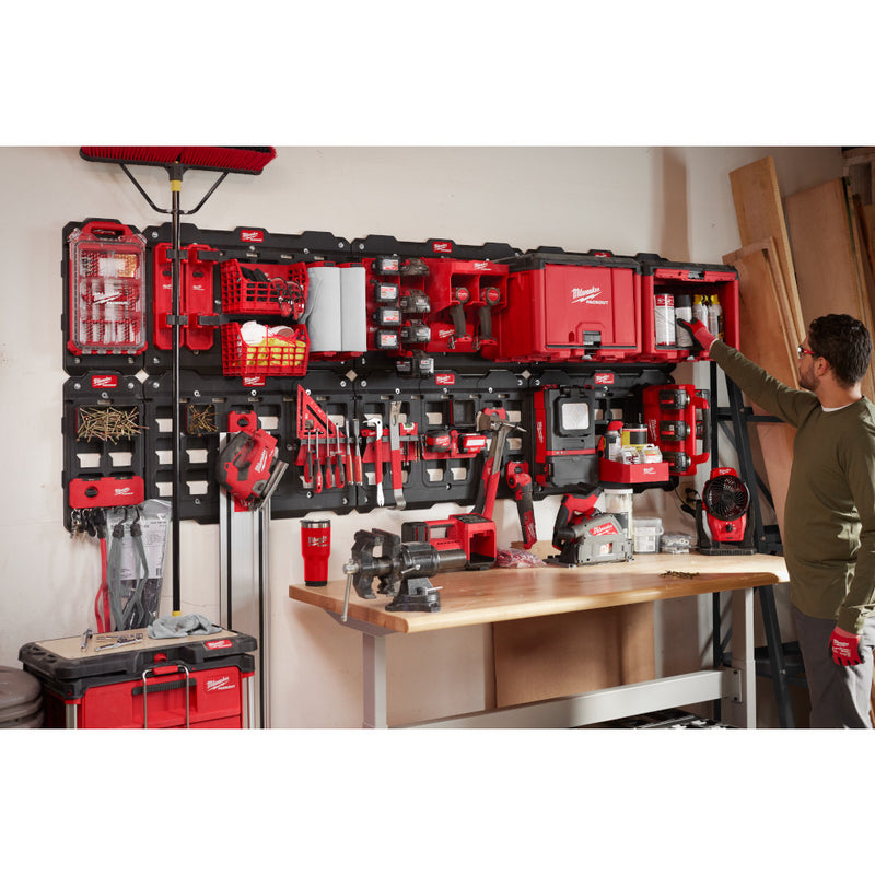 Milwaukee PACKOUT Pliers Rack with PACKOUT Large Wall Plate, Red