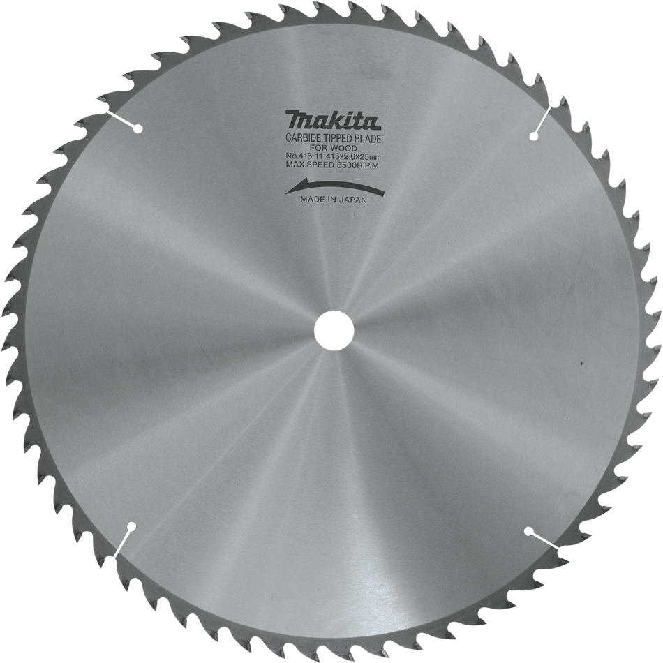 Makita, 792118-8 Lame de scie pour poutres et bois ATB 16'' 60 dents 1765