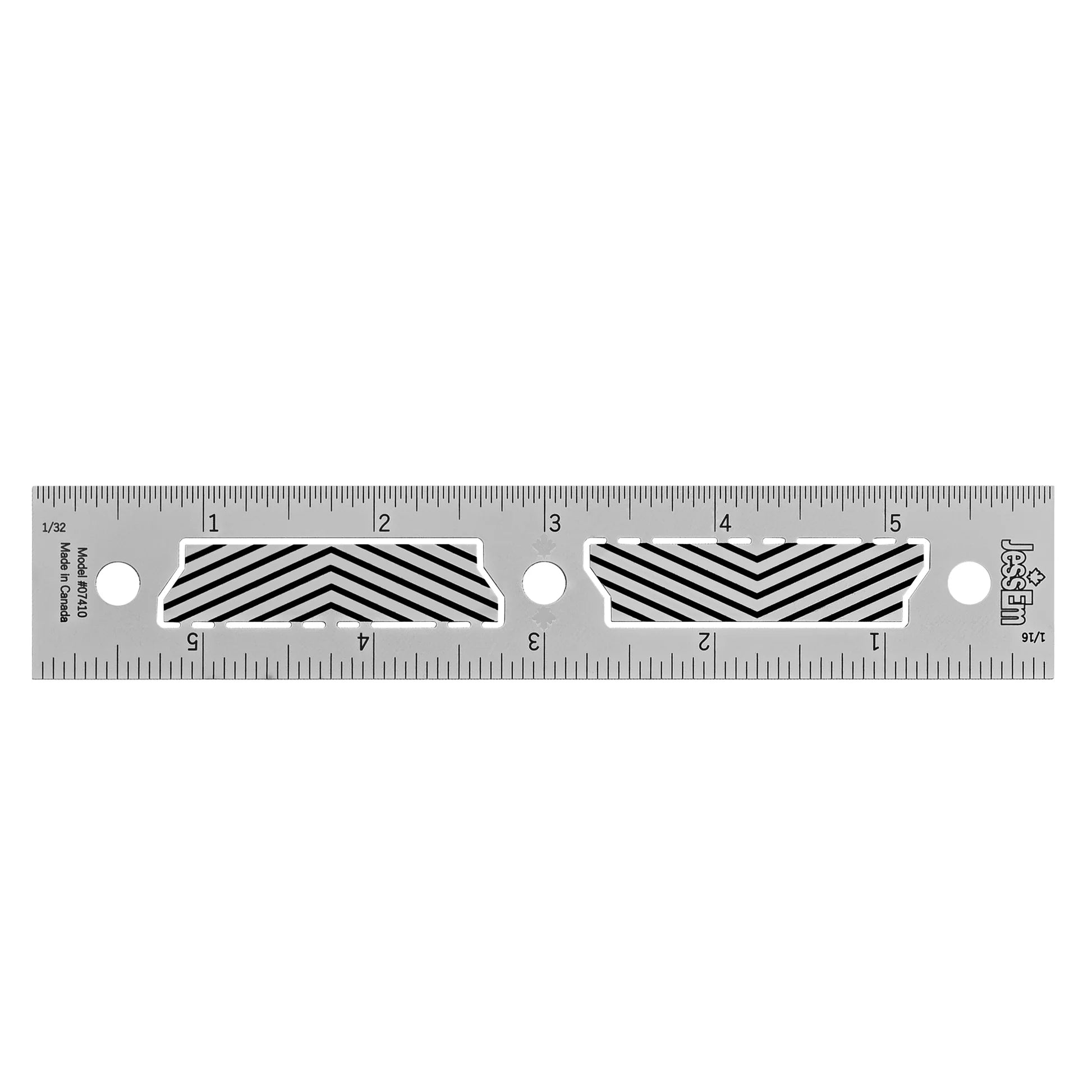 JessEm Imperial Stainless Steel Precision Rulers with Flex Grip – The ...
