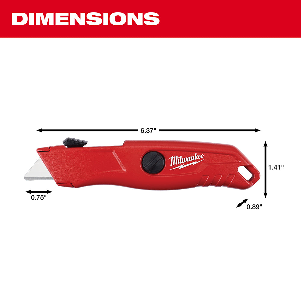 Milwaukee, 48-22-1512 Couteau utilitaire auto-rétractable