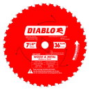 Freud Diablo D0736GPA 7 1/4 in. x 36 Tooth Wood & Metal Carbide Saw Blade 24042