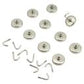 ROK, 70190 1-1/2'' Magnetic Hooks 10pc