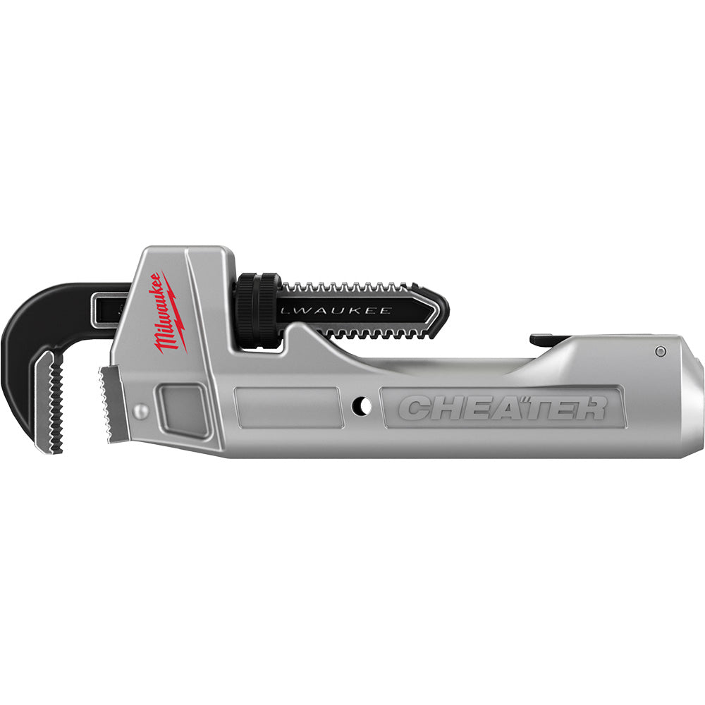 Milwaukee, 48-22-7318 Cheater Adaptable Pipe Wrench - Aluminum