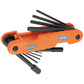 KLEIN TOOLS 70552 Pro Folding Hex Key Set, SAE and Metric