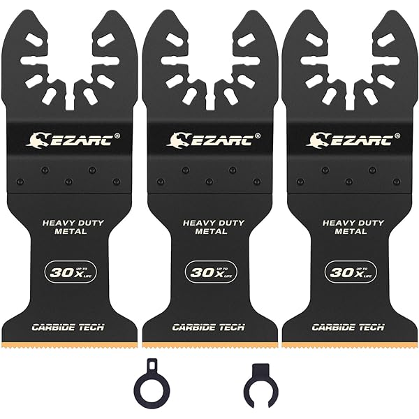 Milwaukee, 49-25-1263 OPEN-LOK 1-3/4" TITANIUM CHARGED Bi-Metal Multi-Material Multi-Tool Blades 3PK