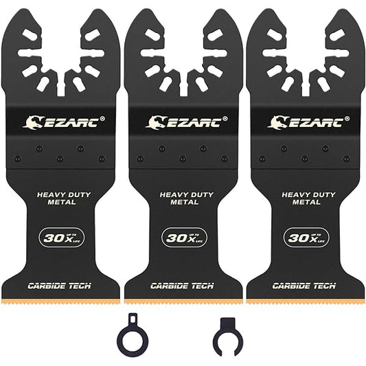 Milwaukee, 49-25-1263 OPEN-LOK 1-3/4" TITANIUM CHARGED Bi-Metal Multi-Material Multi-Tool Blades 3PK