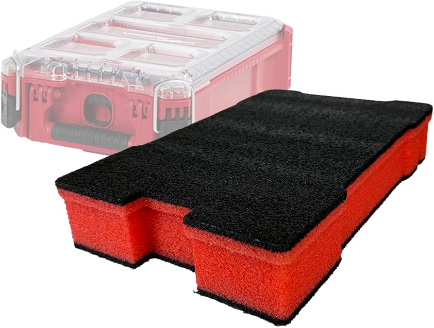 Kaizen Foam PACKOUT Compact Organizer 8435-57-BR  Insert 57mm / Black/Red