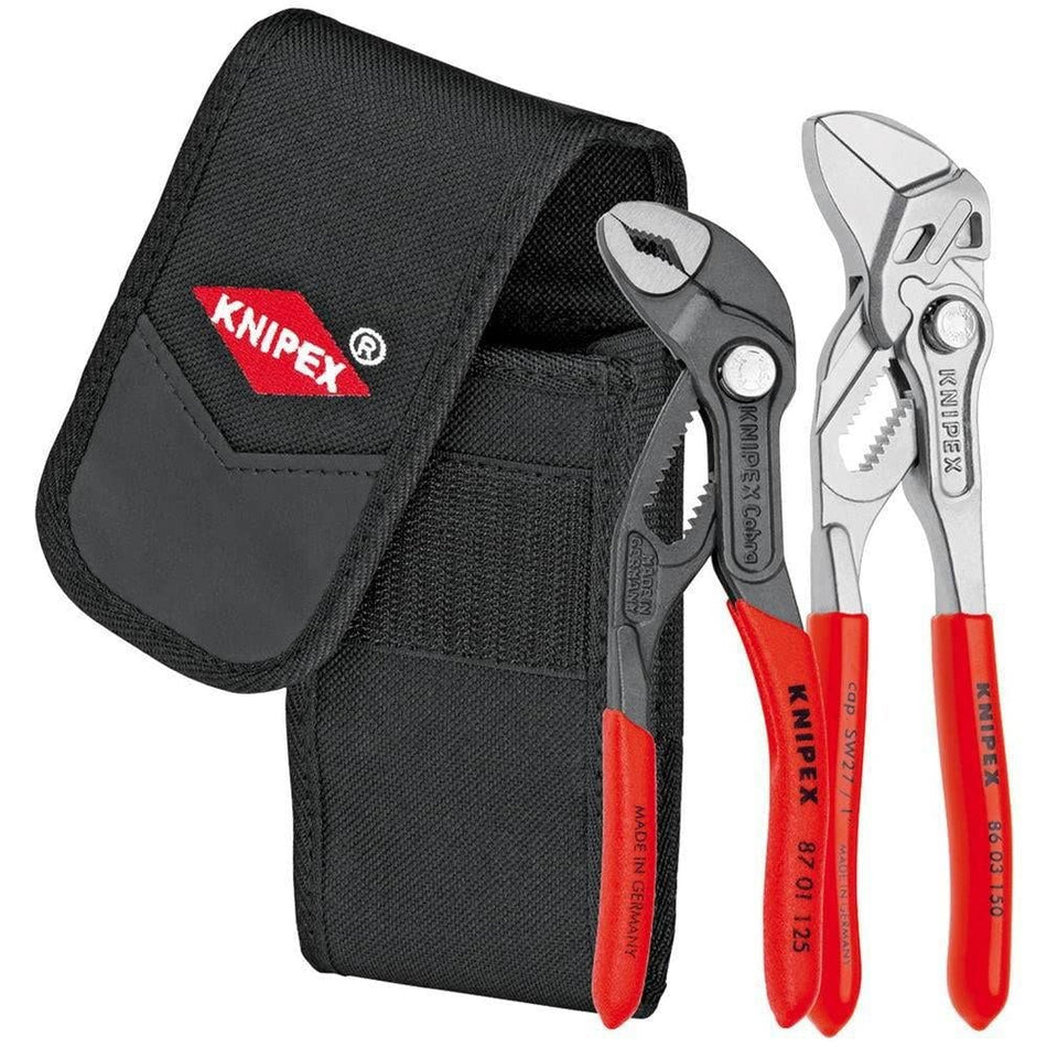 Knipex 00 20 72 V01 Mini Pliers Set in Belt Tool Pouch
