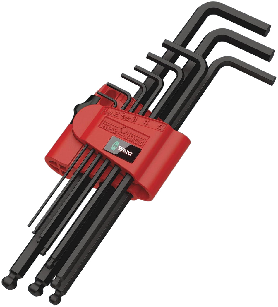 Wera Tools Hex-Plus Metric Hex Key Set - 9 Piece