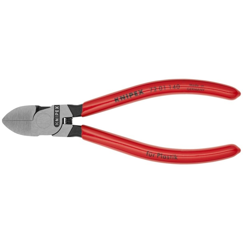 Knipex 1/9 5 1/2" Diagonal Pliers for Flush Cutting Plastics 72 01 140
