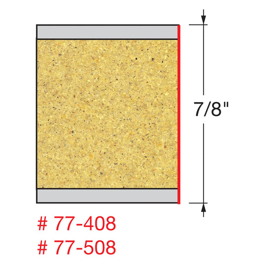 Freud, 77-508 1/2'' Double Fute Mortise Compression Spiral Router Bit 1/2'' Shank