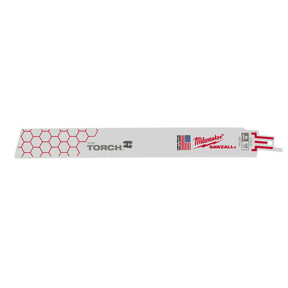 Milwaukee, 48-00-5788 9 in. 18 TPI THE TORCH SAWZALL Blade (5 pk)