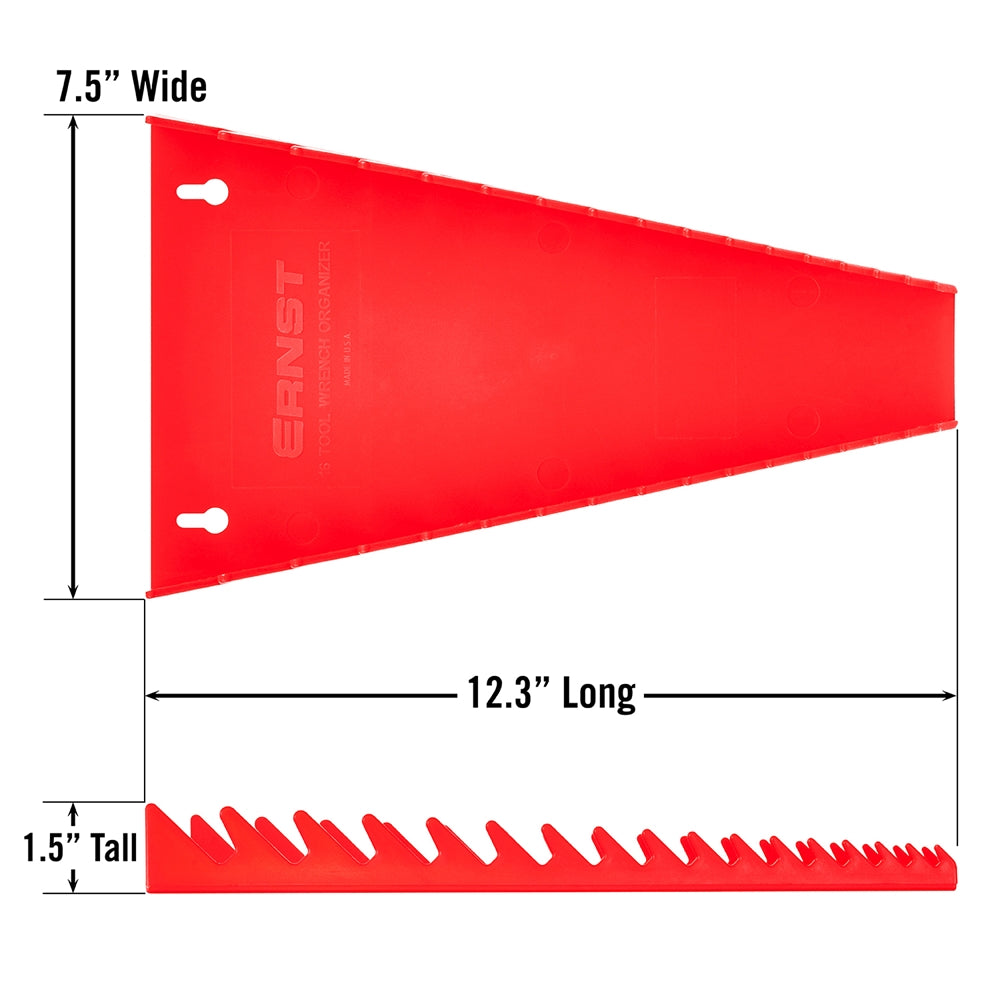 Ernst, 5060 16 Tool Wrench Tray - Red