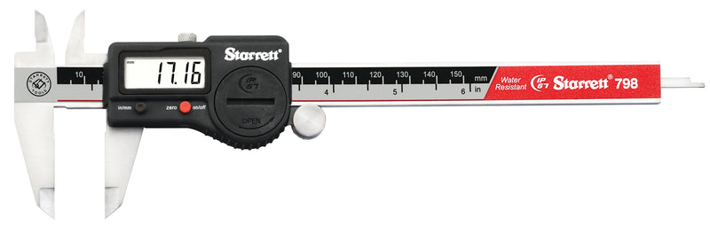 Starrett, 798A-6/150 Digital Caliper Range 0'' - 6''