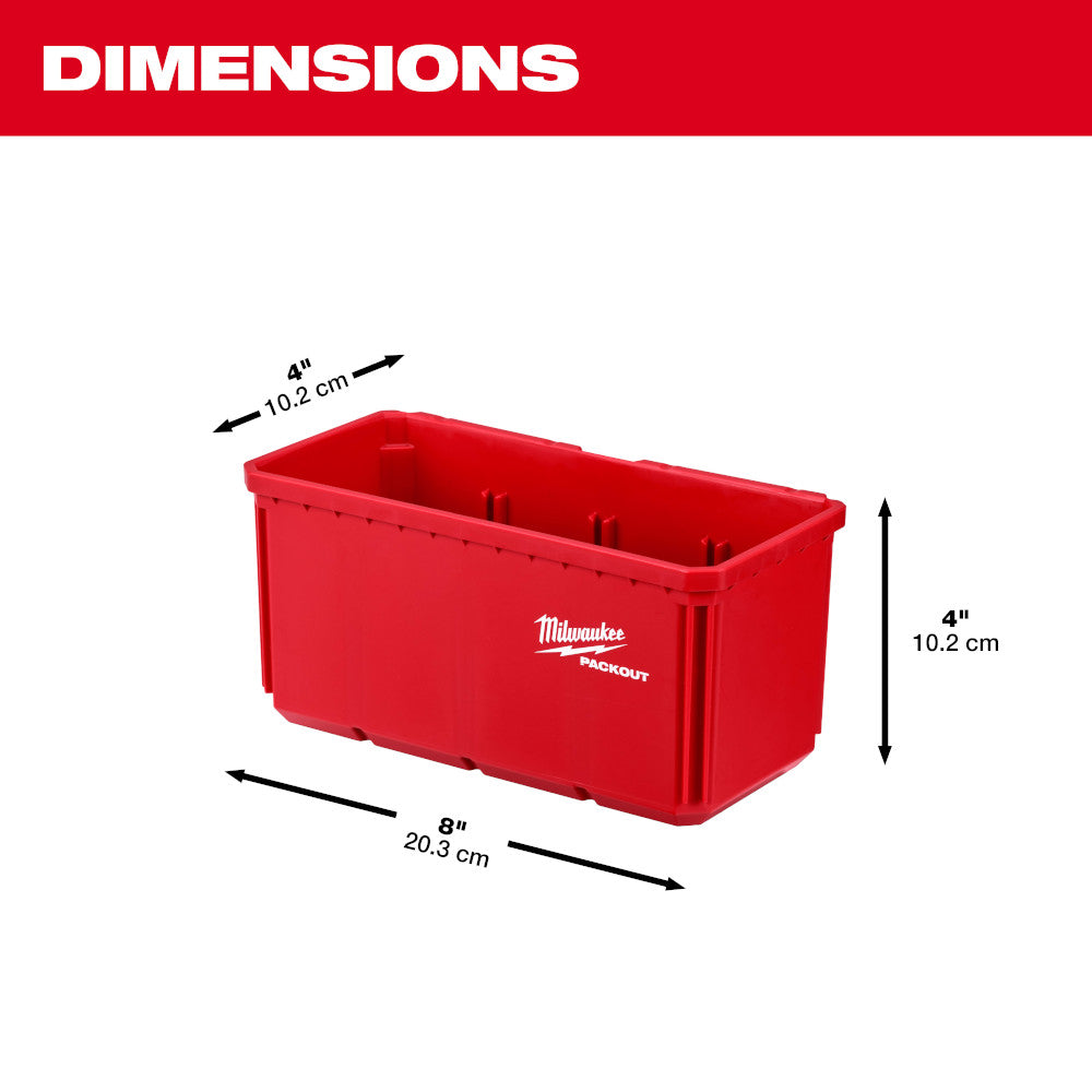 Milwaukee, 48-22-8063 PACKOUT Large Bin Set - 2 Pack