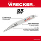 Milwaukee, 48-00-5706 The Wrecker Multi-Material SAWZALL Blade 9 in. 7/11TPI (5 pk)