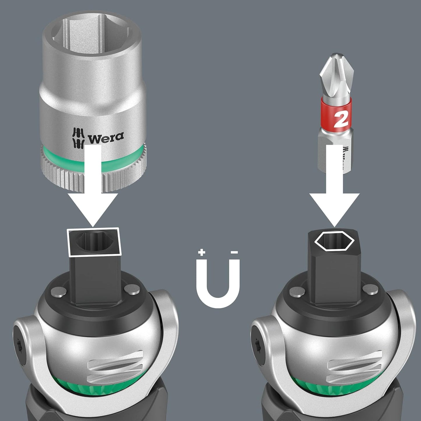 Wera Tools Zyklop 8009 Pocket Multi-Driver Set - 18 Piece