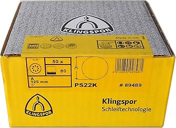 Klingspor, Disques abrasifs auto-agrippants 5'', 100 paquets