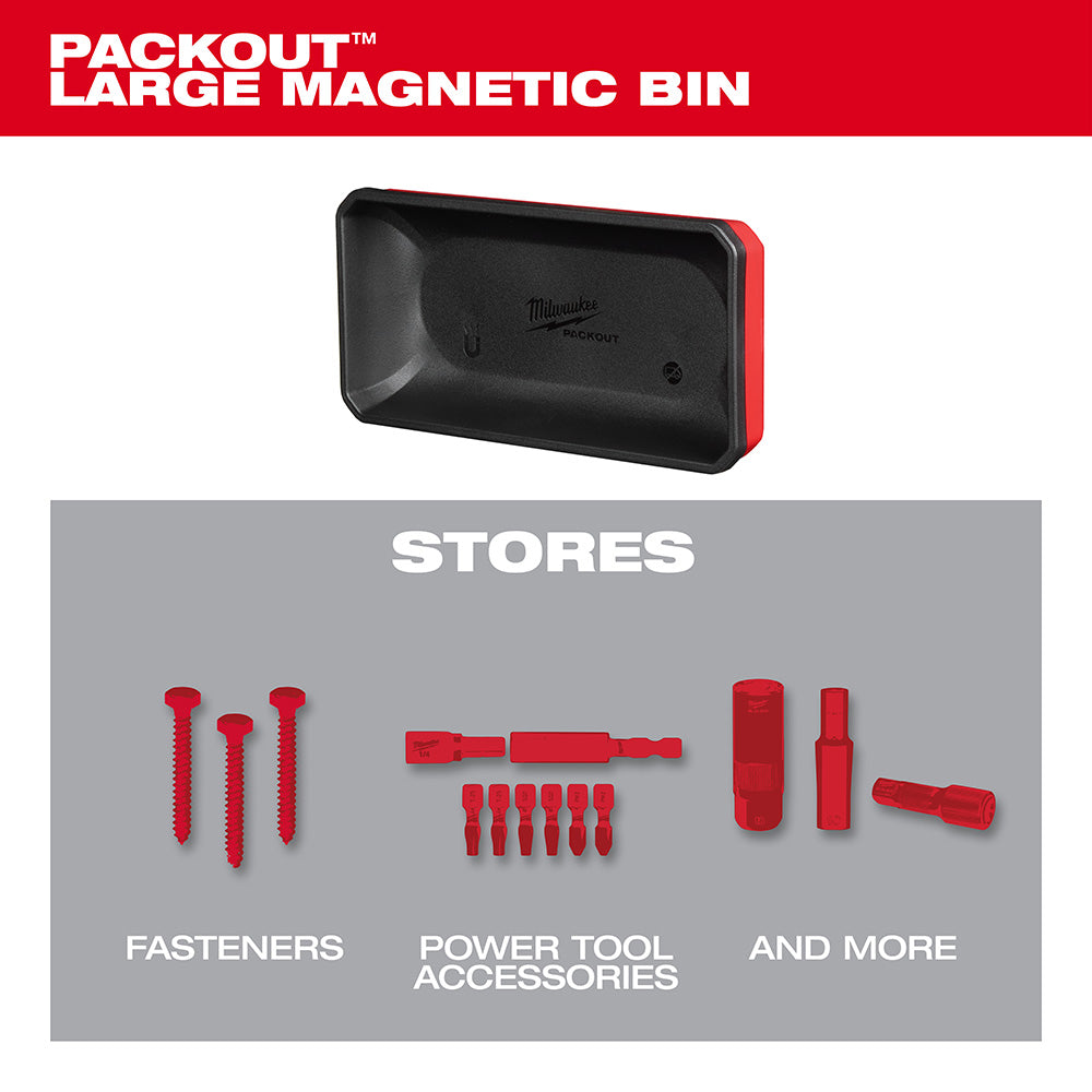 Milwaukee, 48-22-8071 PACKOUT Large Magnetic Bin