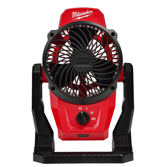 Milwaukee, 0820-20 M12 12 Volt Lithium Ion Cordless Mounting Fan