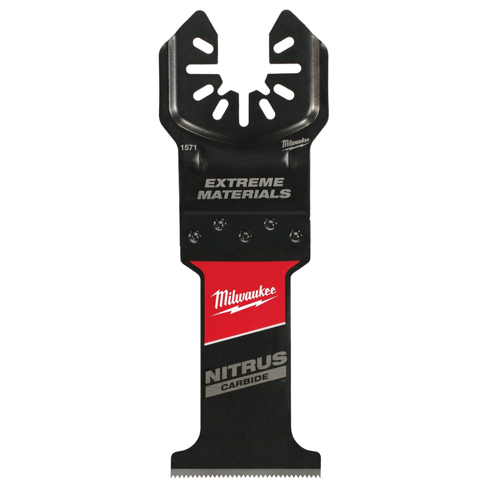 Milwaukee, 49-25-1571 NITRUS CARBIDE Extreme Materials Universal Fit OPEN-LOK Multi-Tool Blade 1PK