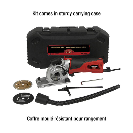 King, 8335L Mini Plunge Saw