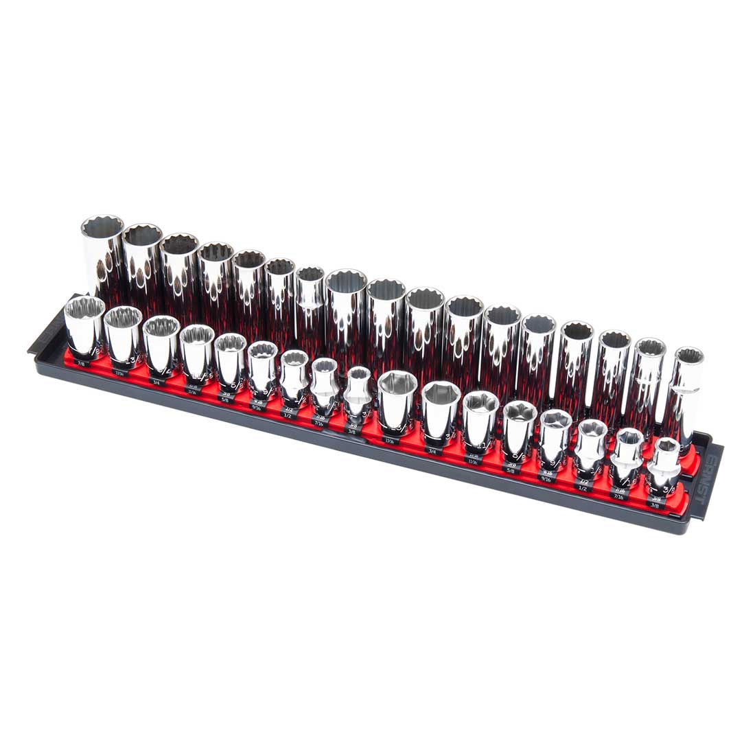 Ernst, 8453 2 Rail Twist Lock Socket Boss® 18” - Red-3/8"