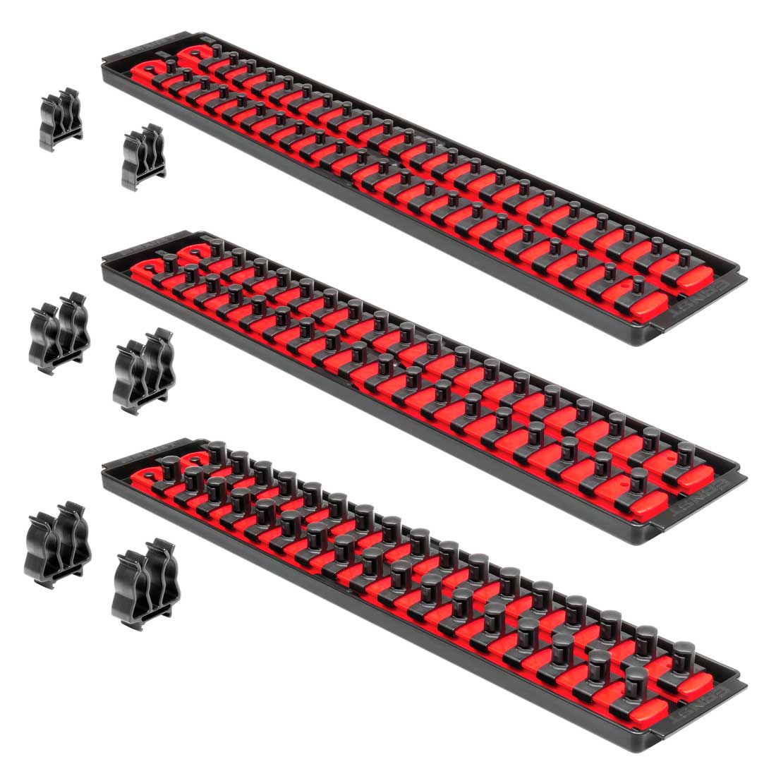 Ernst, 8510 Socket Boss Combo Pack 18'' - 1/4'', 3/8'', 1/2'' Drive - Red