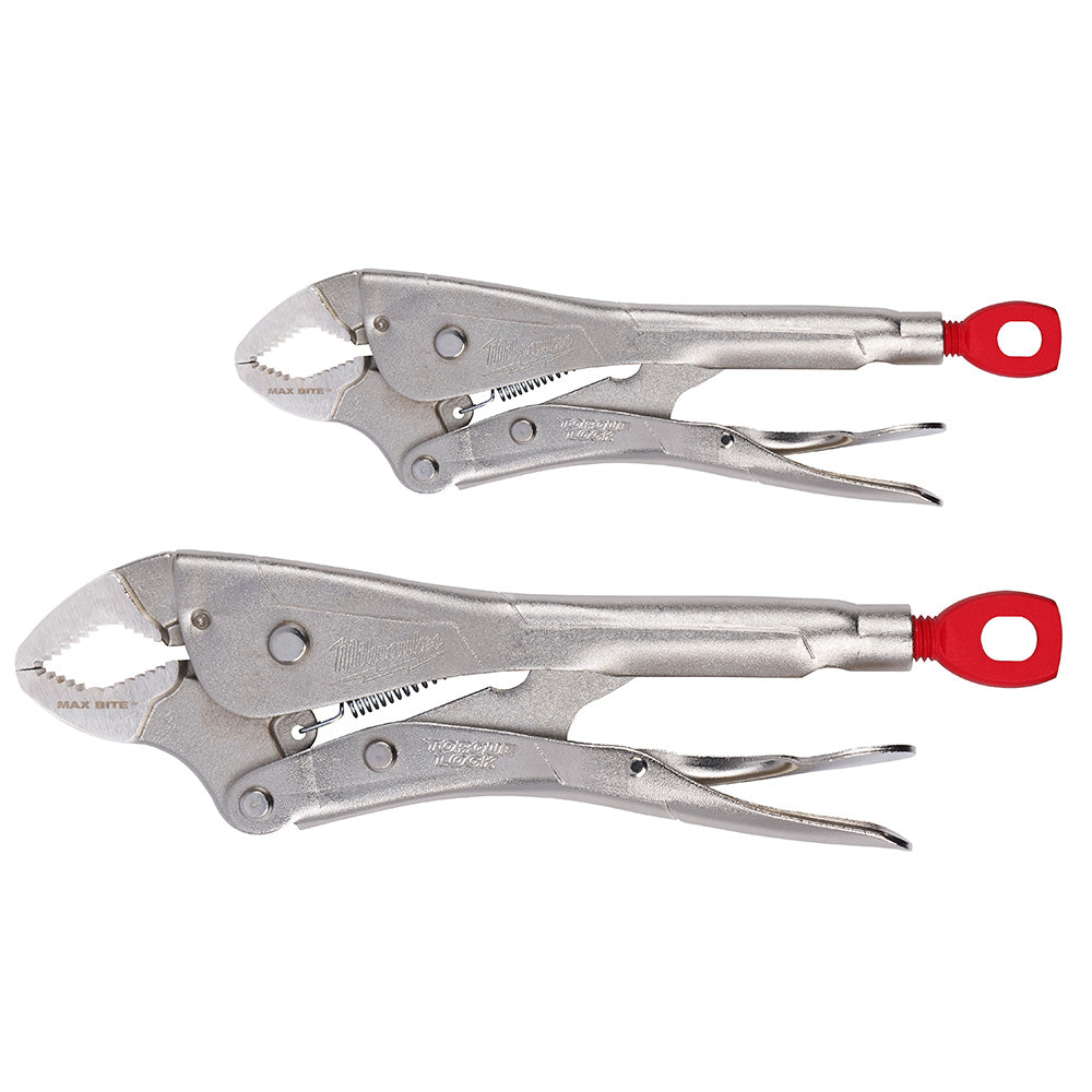 Milwaukee, 48-22-3702 2 Pc 7 in. & 10 in. Maxbite TORQUE LOCK Locking Pliers Set