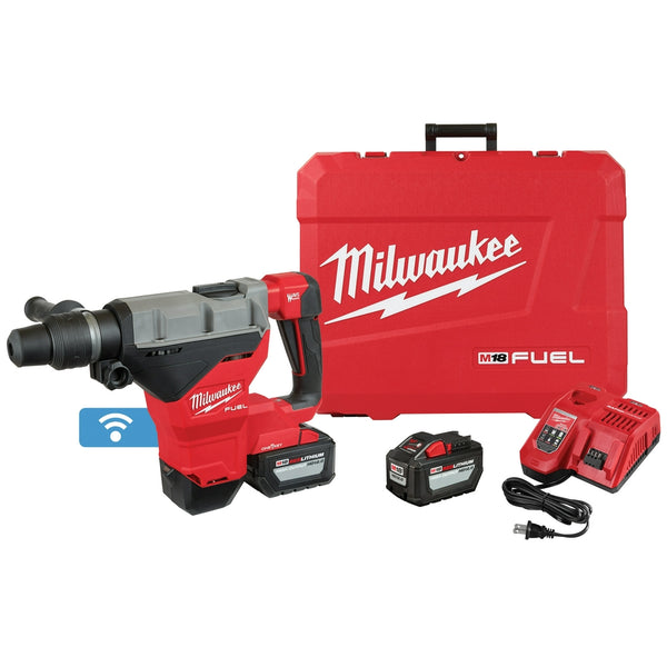 Milwaukee, 2718-22HD M18 FUEL 18 Volt Lithium-Ion Brushless Cordless 1-3/4 in. SDS MAX Rotary Hammer with One Key Kit 75061