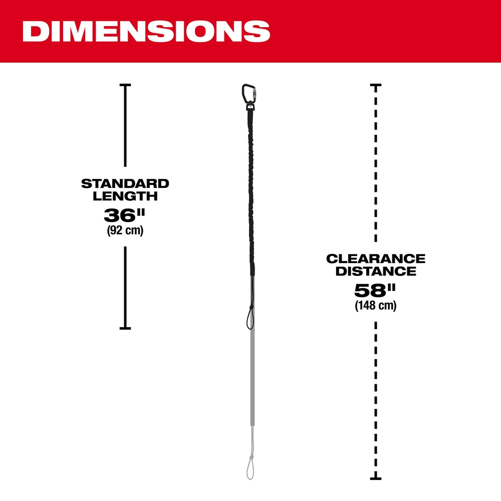 Milwaukee, 48-22-8815 15 lb. Locking Tool Lanyard