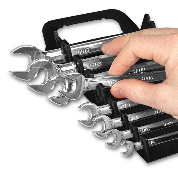 Ernst, 5049 10 Tool GRIPPER Wrench Organizer - Black