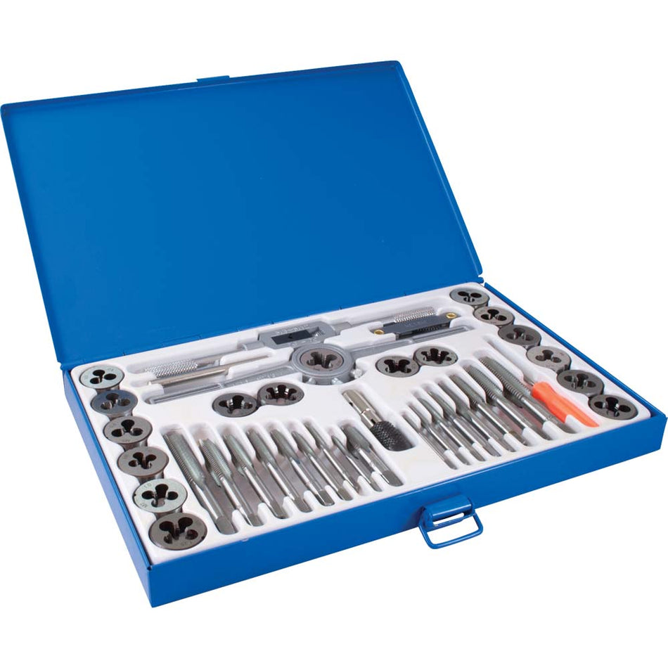 Gray Tools, 92440 40-pc Carbon Tap and Die Metric Set