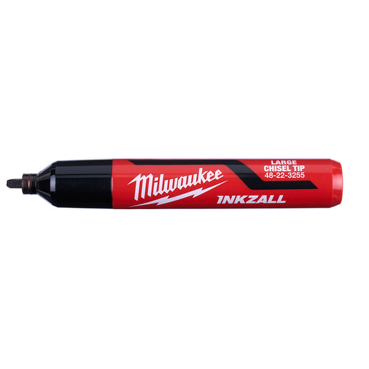 Milwaukee, 48-22-3255 INKZALL Large Chisel Tip Black Marker