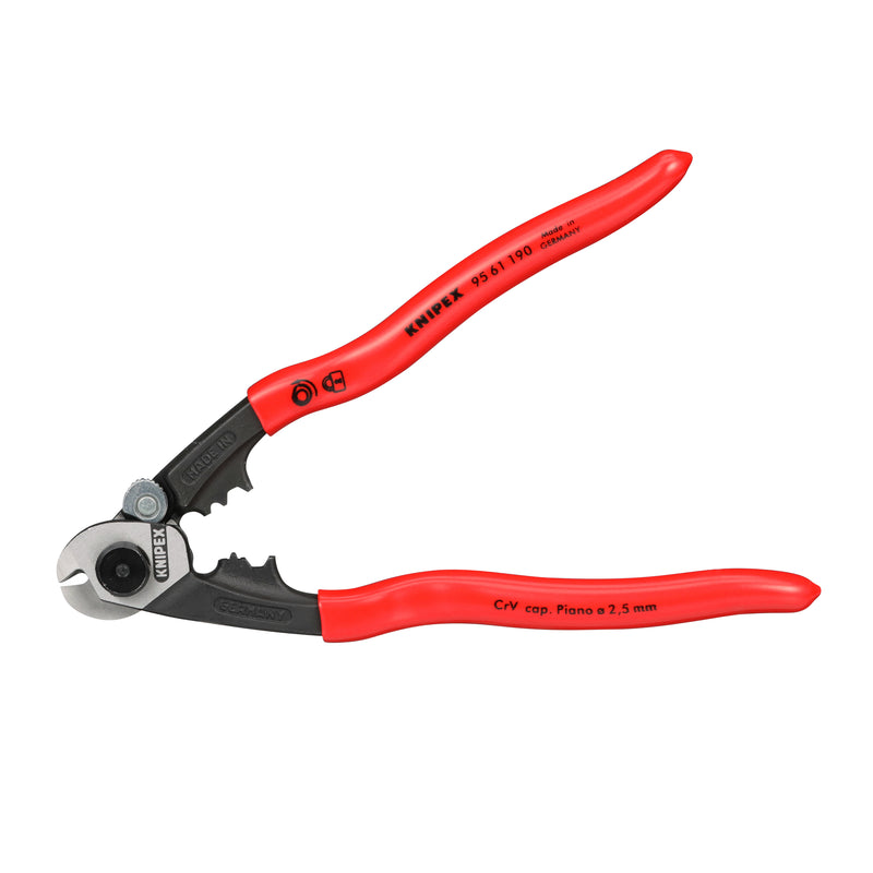 Knipex,  95 61 190 SBA 7 1/2''  Wire Rope Cutters