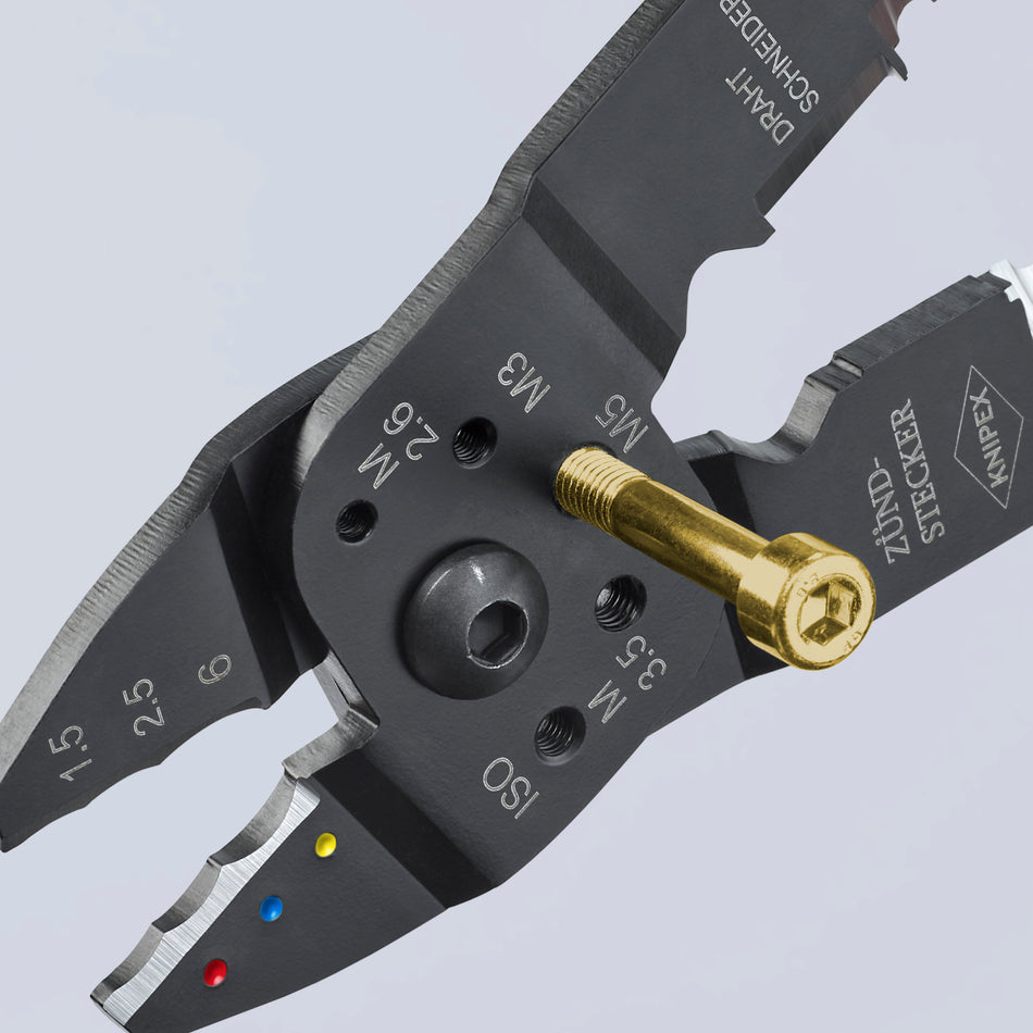 Knipex, 97 21 215 Pince à sertir pour bornes isolées
