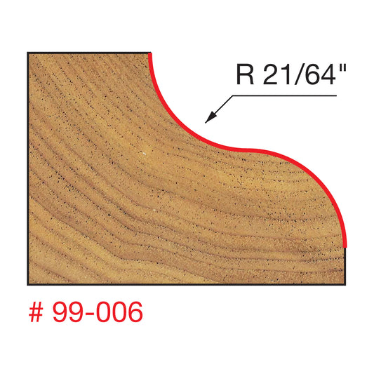 Freud, 99-006 Quadra-Cut Ogee Router Bit