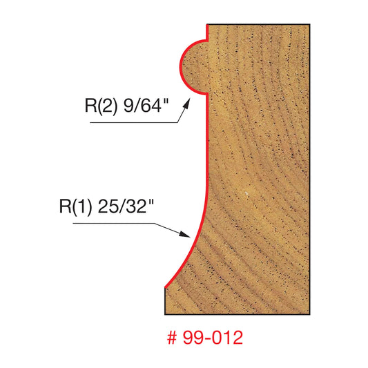 Freud, 99-012 Face Molding Router Bit 1/2'' Shank