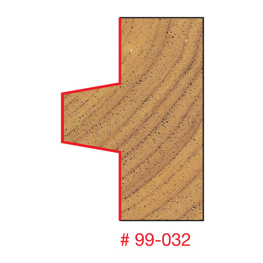 Freud, 99-032 10º Wedge Tongue Router Bit 1/2'' Shank