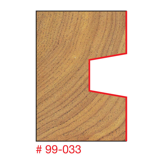 Freud, 99-033 10º Wedge Groove Router Bit 1/2 Shank