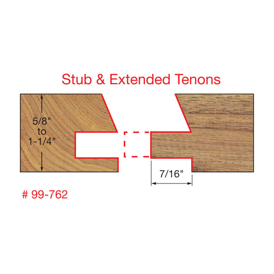 Freud, 99-762 Premier Adjustable Rail & Stile Router Bit Set (Shaker Profile) 1/2'' Shank