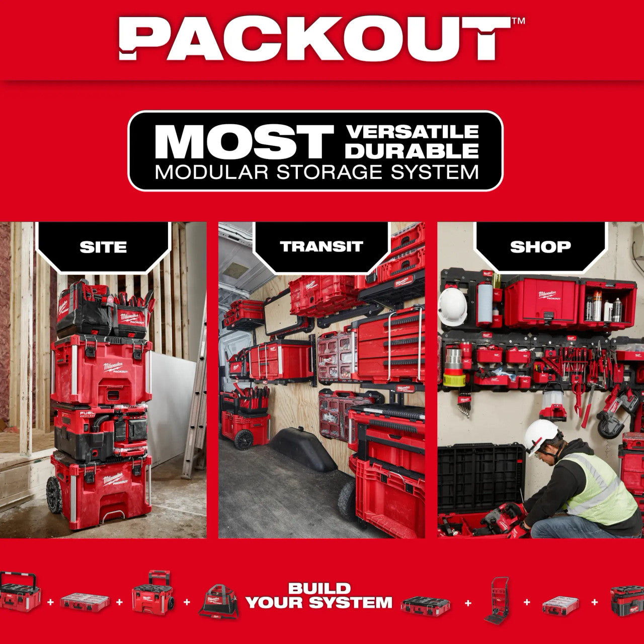 Milwaukee 48-22-8303 PACKOUT Structured Backpack