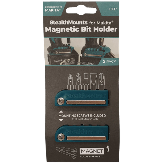 StealthMounts, BH-MK-BLU-2 Bit Holder for Makita LXT, CXT and XGT Tools