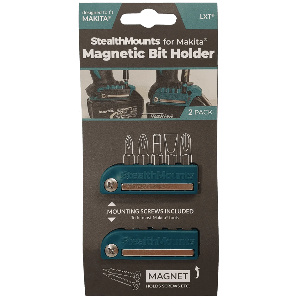 StealthMounts, BH-MK-BLU-2 Bit Holder for Makita LXT, CXT and XGT Tools