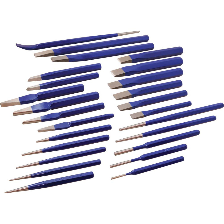 Gray Tools, C47LR Punch and Chisel, 25pc. Set