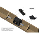 JessEm, 04216 Clear-Cut Stock Guide Mounting Kit for Shop Made Fence